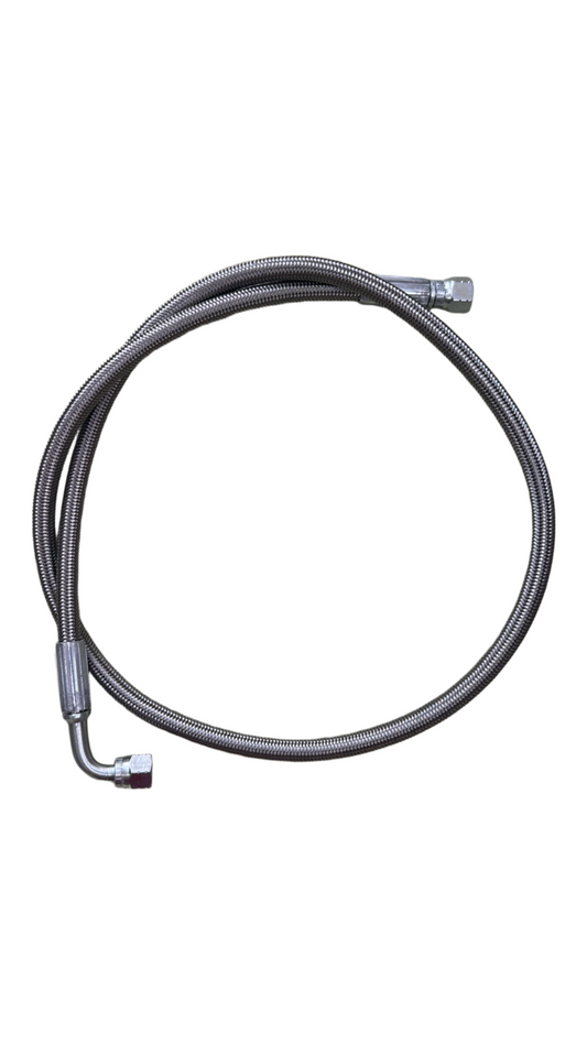 100cm stainless steel braided hose with JIC adapters