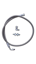 100cm stainless steel braided hose with JIC adapters