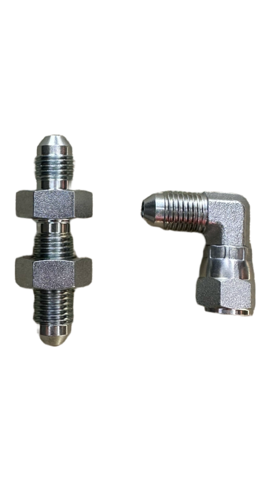 100cm stainless steel braided hose with JIC adapters